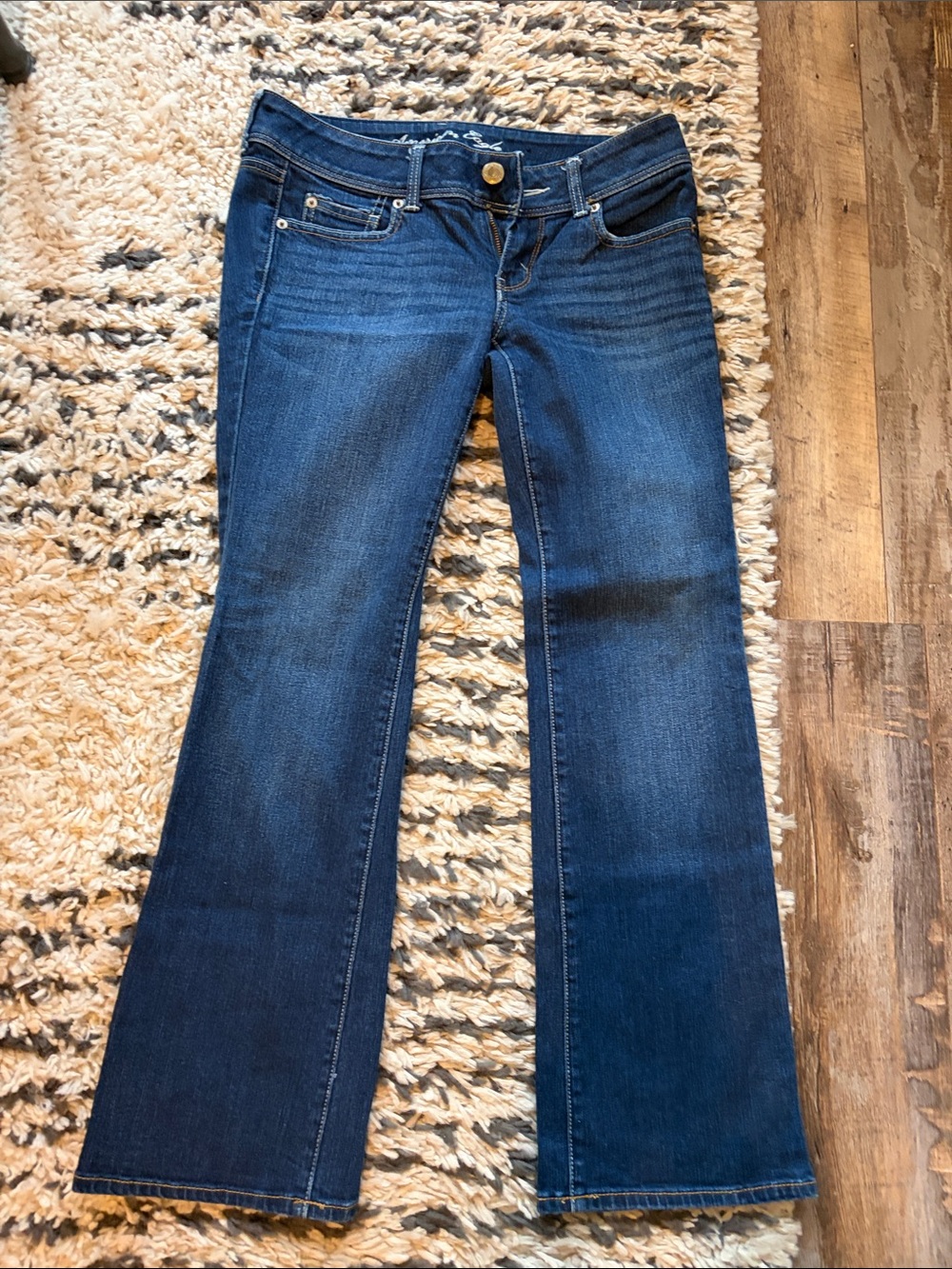 American Eagle Outfitters Dark Blue Flare Jeans